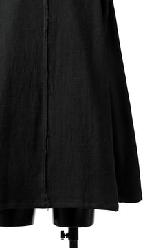 Load image into Gallery viewer, ISAMU KATAYAMA BACKLASH LONG SLEEVE PULLOVER SHIRT / DOBBY LINEN-COTTON (BLACK)