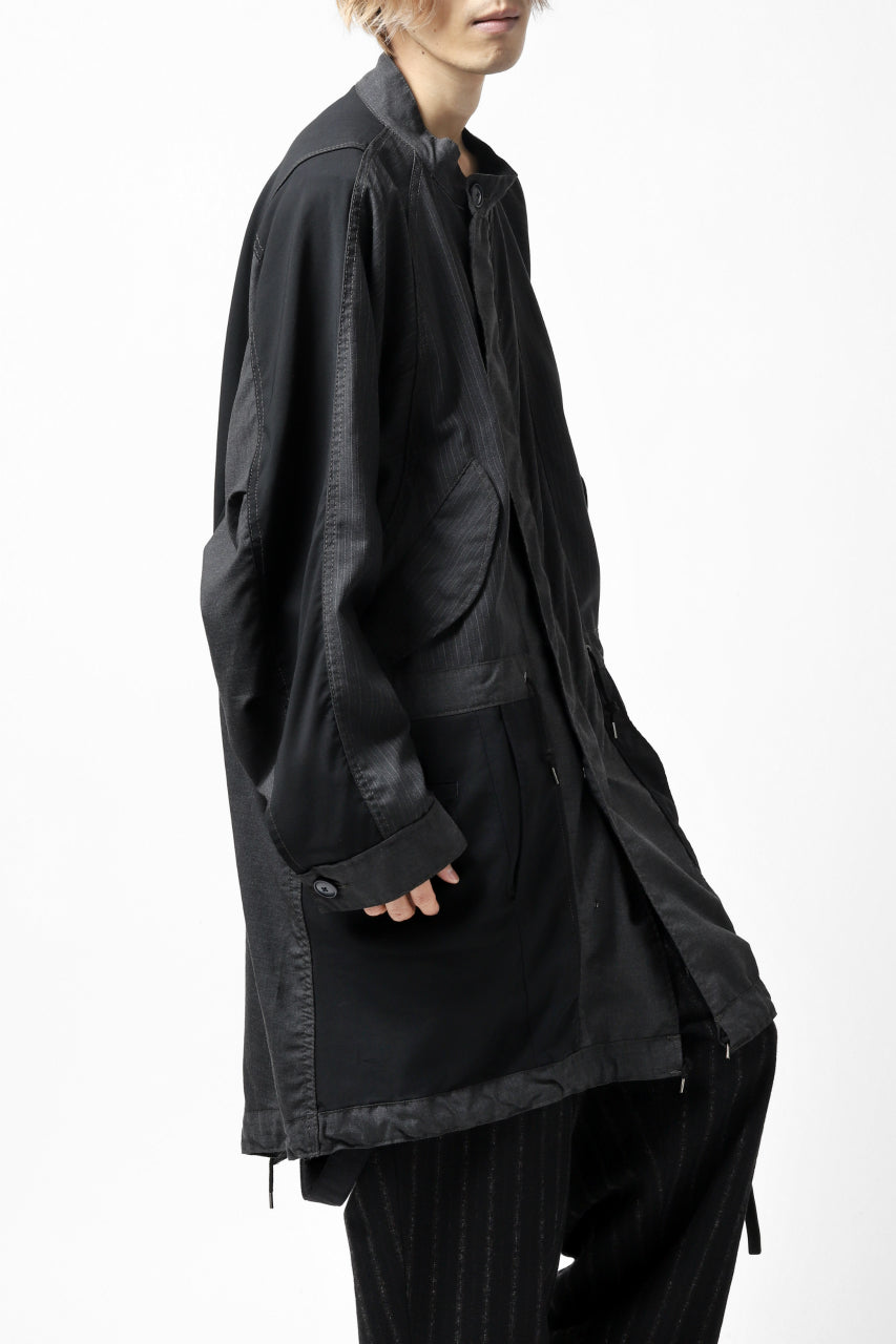 画像をギャラリービューアに読み込む, CHANGES VINTAGE REMAKE FIELD COAT (MULTI BLACK #A)