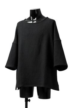 Load image into Gallery viewer, ISAMU KATAYAMA BACKLASH RELAX FIT PULLOVER SHIRT / DOBBY LINEN-COTTON (BLACK)
