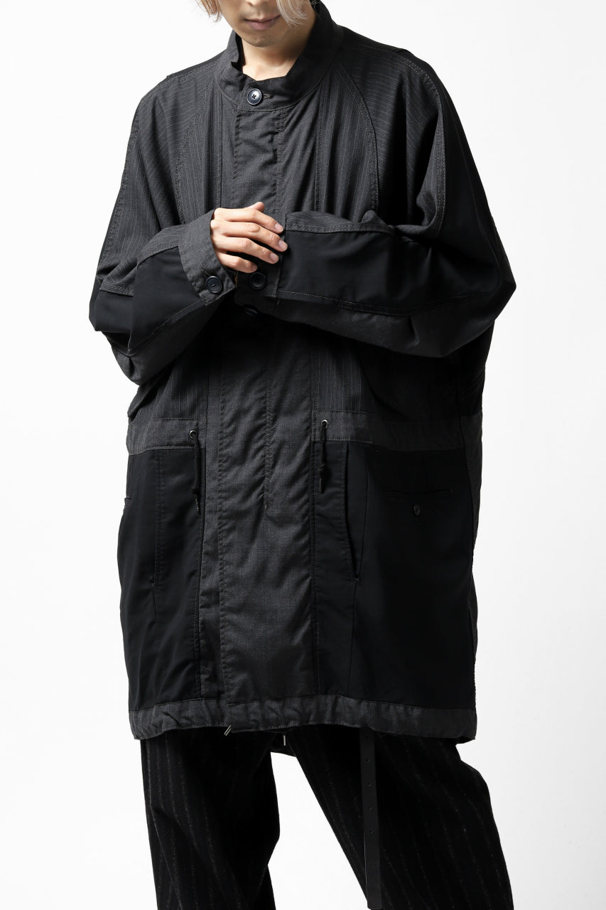 画像をギャラリービューアに読み込む, CHANGES VINTAGE REMAKE FIELD COAT (MULTI BLACK #A)