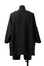 Load image into Gallery viewer, ISAMU KATAYAMA BACKLASH RELAX FIT PULLOVER SHIRT / DOBBY LINEN-COTTON (BLACK)