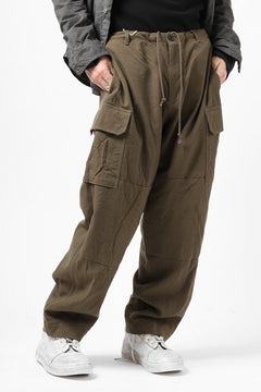 画像をギャラリービューアに読み込む, COLINA BDU PANTS / WASHABLE WOOL GABARDINE (OLIVE KHAKI)