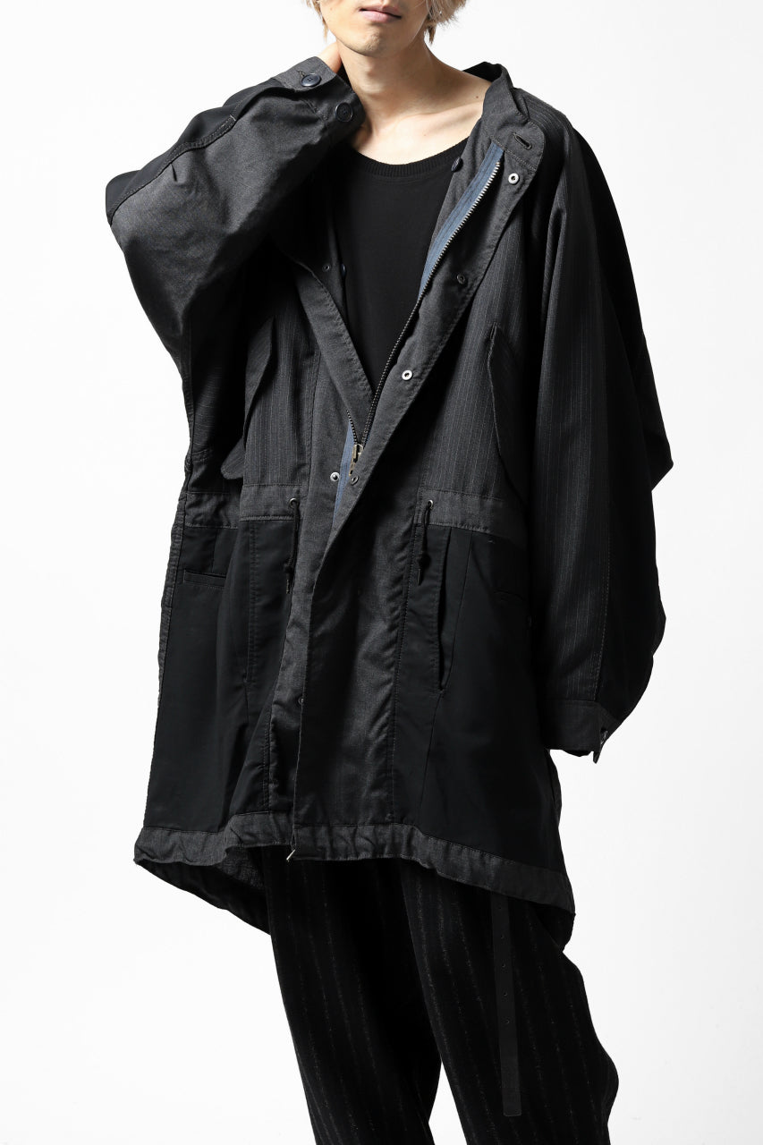 画像をギャラリービューアに読み込む, CHANGES VINTAGE REMAKE FIELD COAT (MULTI BLACK #A)
