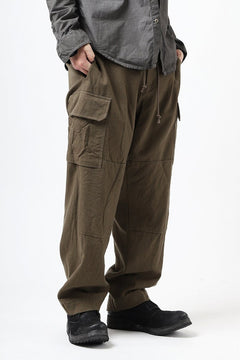 画像をギャラリービューアに読み込む, COLINA BDU PANTS / WASHABLE WOOL GABARDINE (OLIVE KHAKI)