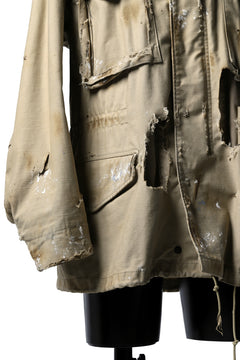 画像をギャラリービューアに読み込む, RESURRECTION HANDMADE vintage damage M-65 jacket (DESIRT BEIGE)