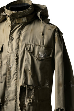 画像をギャラリービューアに読み込む, RESURRECTION HANDMADE vintage damage M-65 jacket (DESIRT BEIGE)