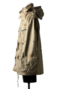 画像をギャラリービューアに読み込む, RESURRECTION HANDMADE vintage damage M-65 jacket (DESIRT BEIGE)