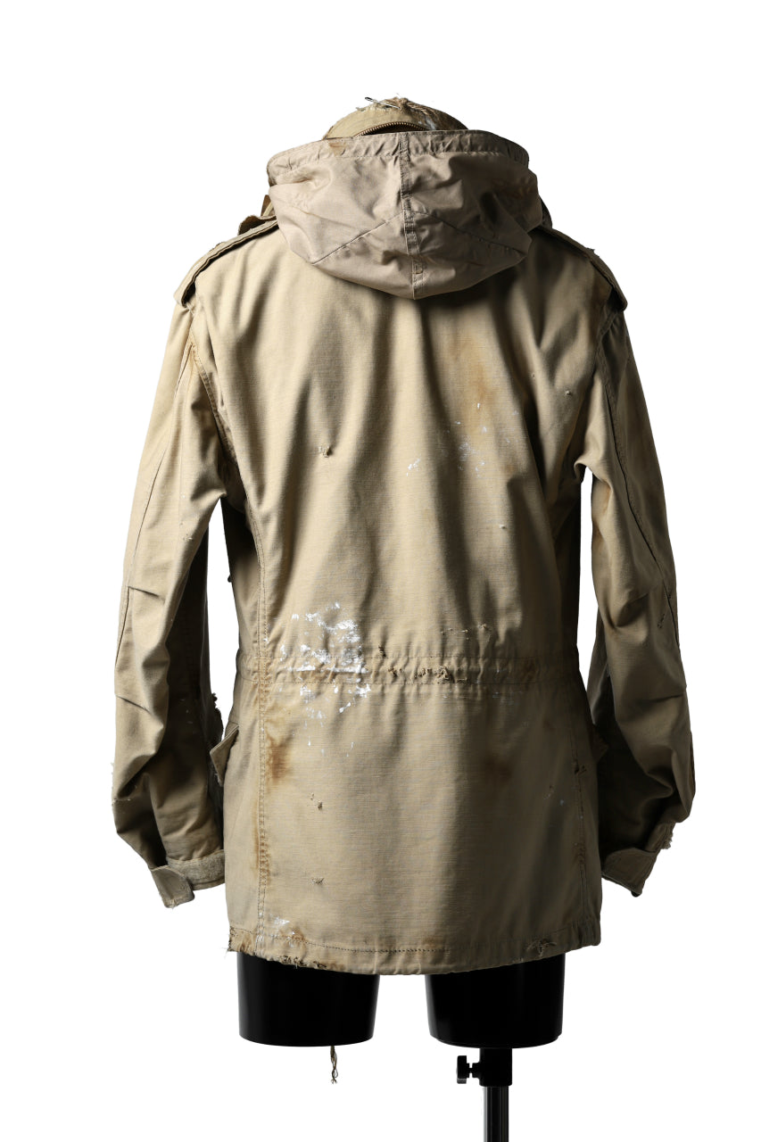 画像をギャラリービューアに読み込む, RESURRECTION HANDMADE vintage damage M-65 jacket (DESIRT BEIGE)
