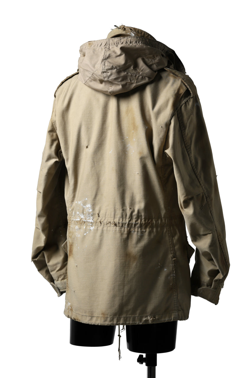 画像をギャラリービューアに読み込む, RESURRECTION HANDMADE vintage damage M-65 jacket (DESIRT BEIGE)
