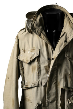 画像をギャラリービューアに読み込む, RESURRECTION HANDMADE vintage damage M-65 jacket (DESIRT BEIGE)