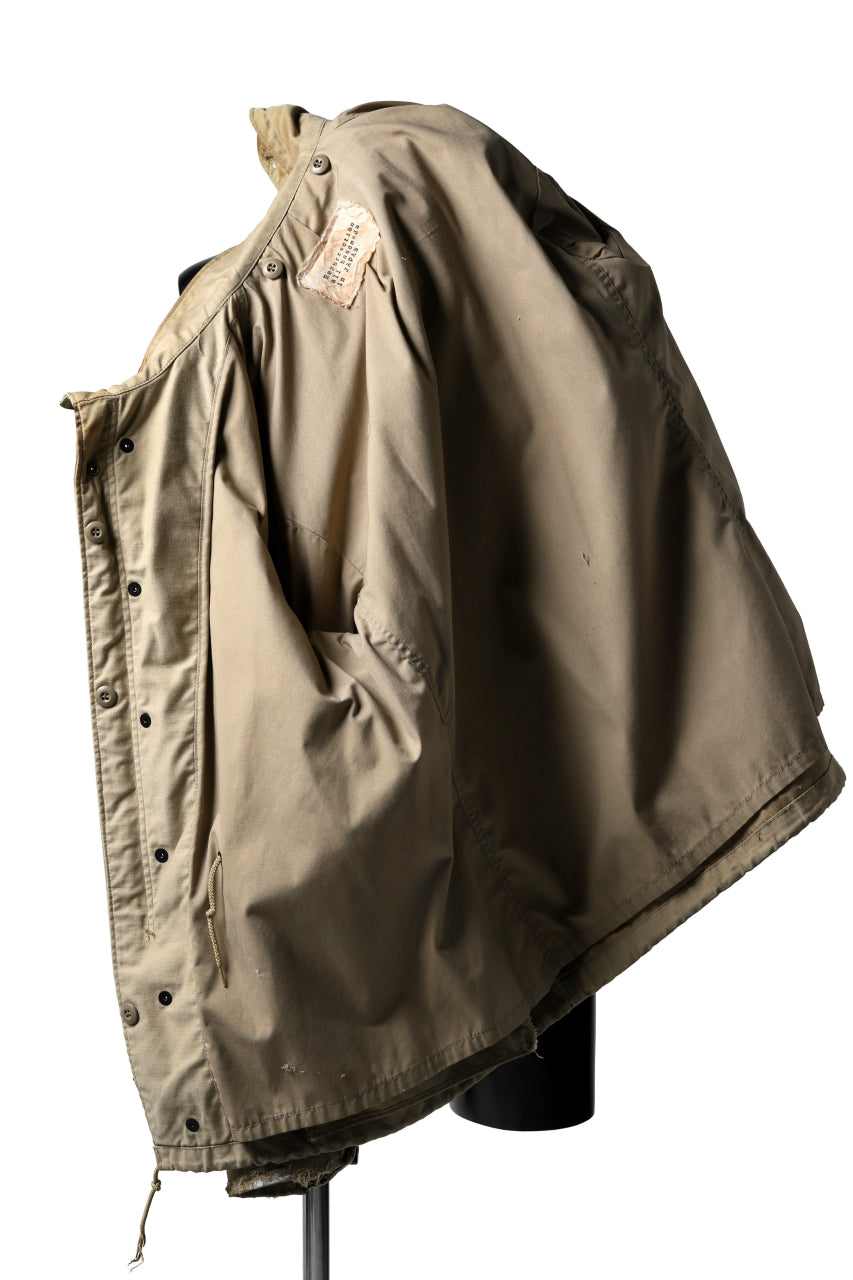 画像をギャラリービューアに読み込む, RESURRECTION HANDMADE vintage damage M-65 jacket (DESIRT BEIGE)