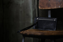 Load image into Gallery viewer, ISAMU KATAYAMA BACKLASH SMART PHONE CASE / PURSE LARGE / ITALY DOUBLE SHOULDER (BLACK)