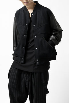 画像をギャラリービューアに読み込む, CHANGES VINTAGE REMAKE VARSITY JACKET (MULTI BLACK #A)