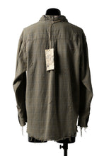 画像をギャラリービューアに読み込む, RESURRECTION HANDMADE vintage damage plaid shirt (KHAKI BEIGE)