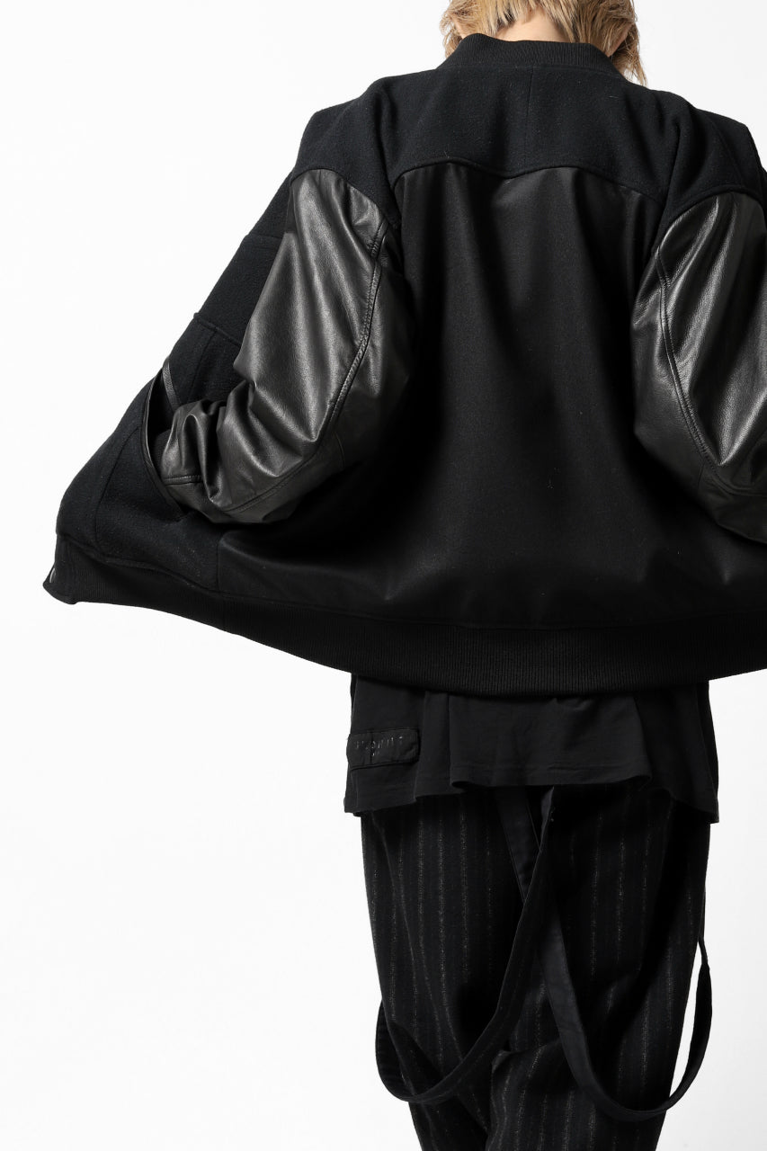 画像をギャラリービューアに読み込む, CHANGES VINTAGE REMAKE VARSITY JACKET (MULTI BLACK #A)