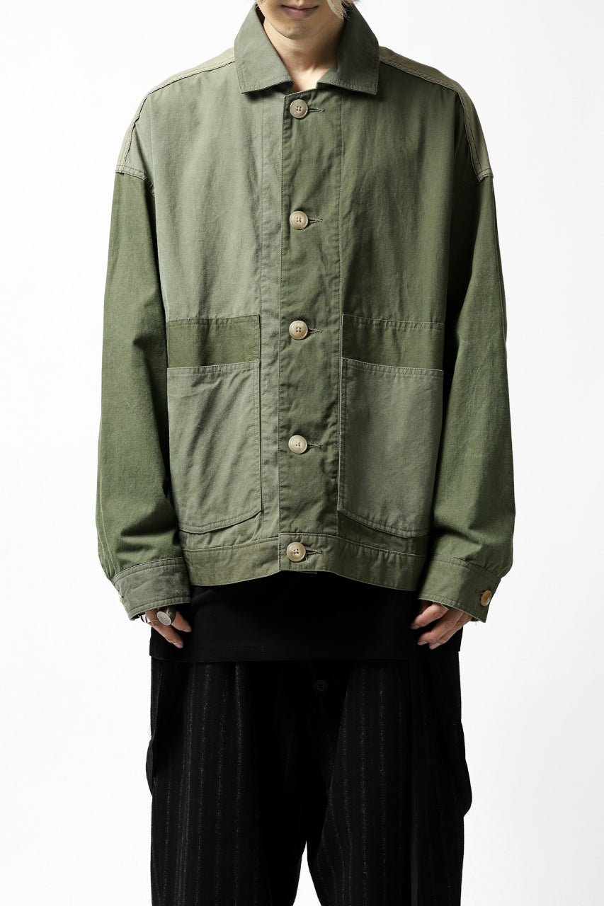 画像をギャラリービューアに読み込む, CHANGES VINTAGE REMAKE COVER ALL JACKET / US ARMY SCHLAFCOVER (KHAKI)