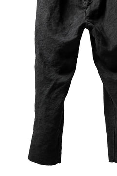 画像をギャラリービューアに読み込む, ISAMU KATAYAMA BACKLASH TAPERED TROUSERS / GARMENT NATURAL DYED LINEN CANVAS (SUMI)