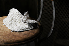 Load image into Gallery viewer, ISAMU KATAYAMA BACKLASH SUEDE COVER ALL BLOUSON / JAPAN CALF (WHITE TANNED / BLACK)