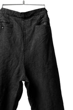 画像をギャラリービューアに読み込む, ISAMU KATAYAMA BACKLASH TAPERED TROUSERS / GARMENT NATURAL DYED LINEN CANVAS (SUMI)