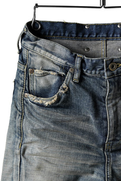 Load image into Gallery viewer, ISAMU KATAYAMA BACKLASH LOW CROTCH SLIM PANTS / STRETCH DENIM (INDIGO)