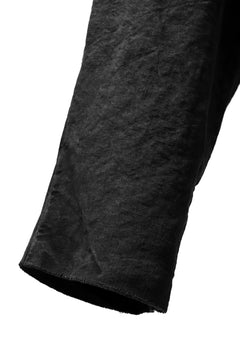 画像をギャラリービューアに読み込む, ISAMU KATAYAMA BACKLASH TAPERED TROUSERS / GARMENT NATURAL DYED LINEN CANVAS (SUMI)