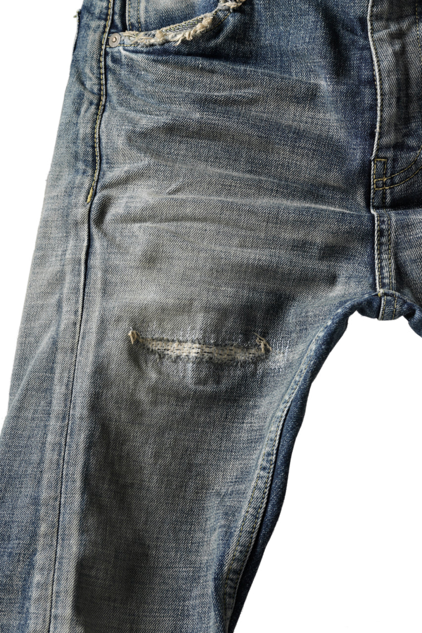 Load image into Gallery viewer, ISAMU KATAYAMA BACKLASH LOW CROTCH SLIM PANTS / STRETCH DENIM (INDIGO)