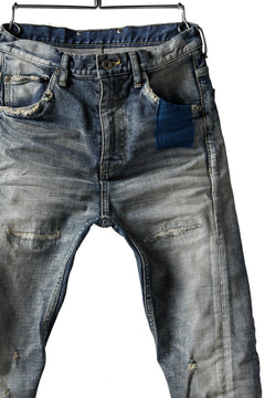 Load image into Gallery viewer, ISAMU KATAYAMA BACKLASH LOW CROTCH SLIM PANTS / STRETCH DENIM (INDIGO)