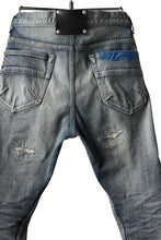 Load image into Gallery viewer, ISAMU KATAYAMA BACKLASH LOW CROTCH SLIM PANTS / STRETCH DENIM (INDIGO)