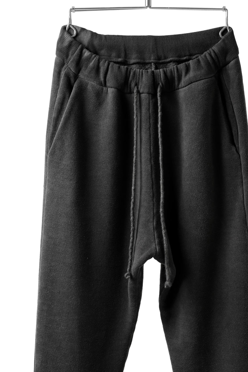 Load image into Gallery viewer, daub SWEAT SLIM JOGGER PANTS / COLD DYED JERSEY (DARK GREY)