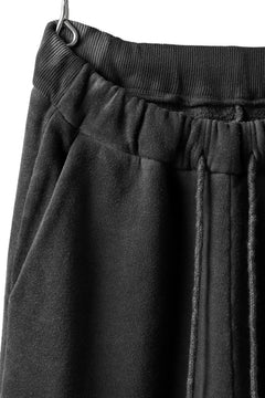 Load image into Gallery viewer, daub SWEAT SLIM JOGGER PANTS / COLD DYED JERSEY (DARK GREY)