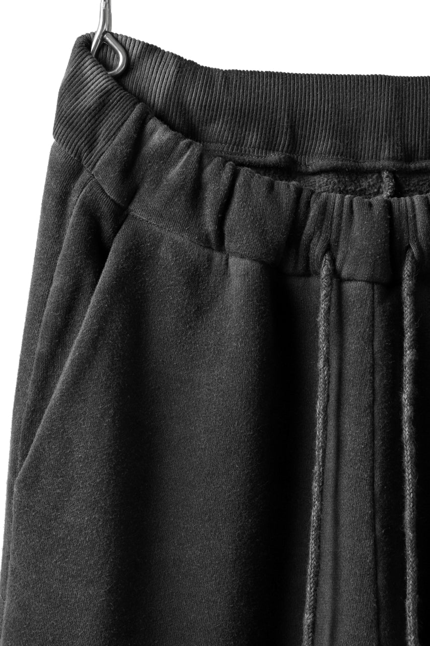 Load image into Gallery viewer, daub SWEAT SLIM JOGGER PANTS / COLD DYED JERSEY (DARK GREY)