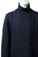 Load image into Gallery viewer, sus-sous medical coat / indigo herringbone (INDIGO CHARCOAL)