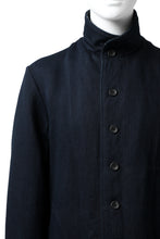 Load image into Gallery viewer, sus-sous medical coat / indigo herringbone (INDIGO CHARCOAL)