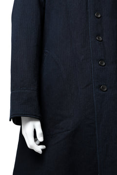 Load image into Gallery viewer, sus-sous medical coat / indigo herringbone (INDIGO CHARCOAL)