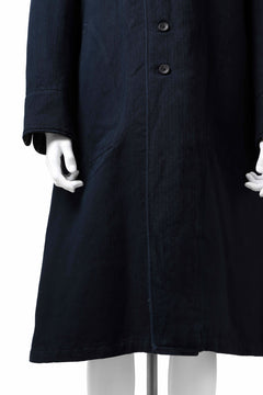 Load image into Gallery viewer, sus-sous medical coat / indigo herringbone (INDIGO CHARCOAL)