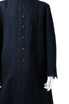 Load image into Gallery viewer, sus-sous medical coat / indigo herringbone (INDIGO CHARCOAL)