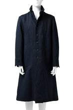 Load image into Gallery viewer, sus-sous medical coat / indigo herringbone (INDIGO CHARCOAL)
