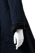 Load image into Gallery viewer, sus-sous medical coat / indigo herringbone (INDIGO CHARCOAL)