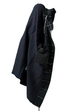 Load image into Gallery viewer, sus-sous medical coat / indigo herringbone (INDIGO CHARCOAL)