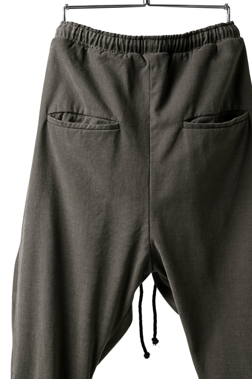 画像をギャラリービューアに読み込む, daub CENTRAL SEAM BUTTONS CLOSURE PANTS / SOFT COTTON TWILL (KHAKI GREY)