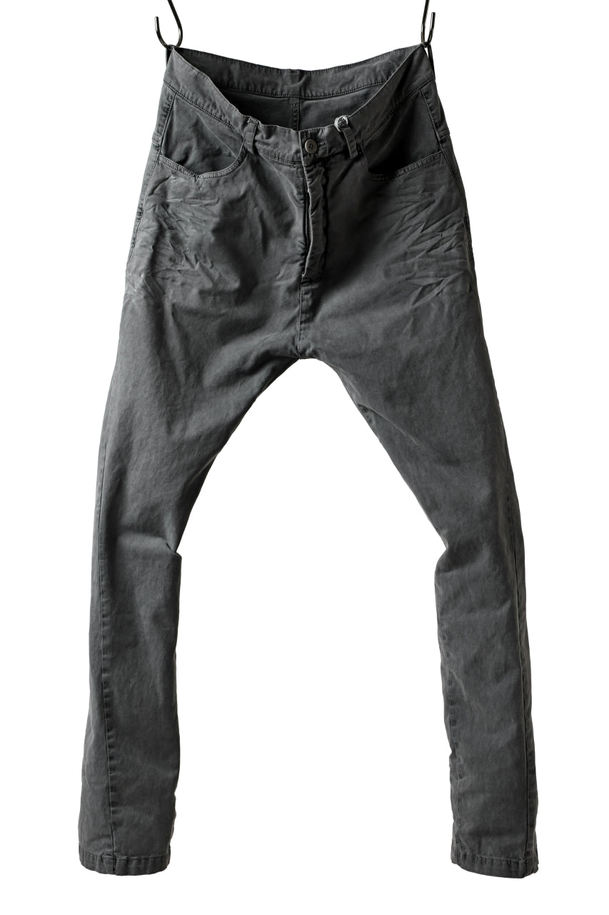 Load image into Gallery viewer, daub ERGONOMIC SEAM SLIM PANTS / STRETCH COTTON (GREY)