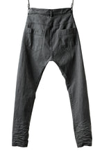 Load image into Gallery viewer, daub ERGONOMIC SEAM SLIM PANTS / STRETCH COTTON (GREY)