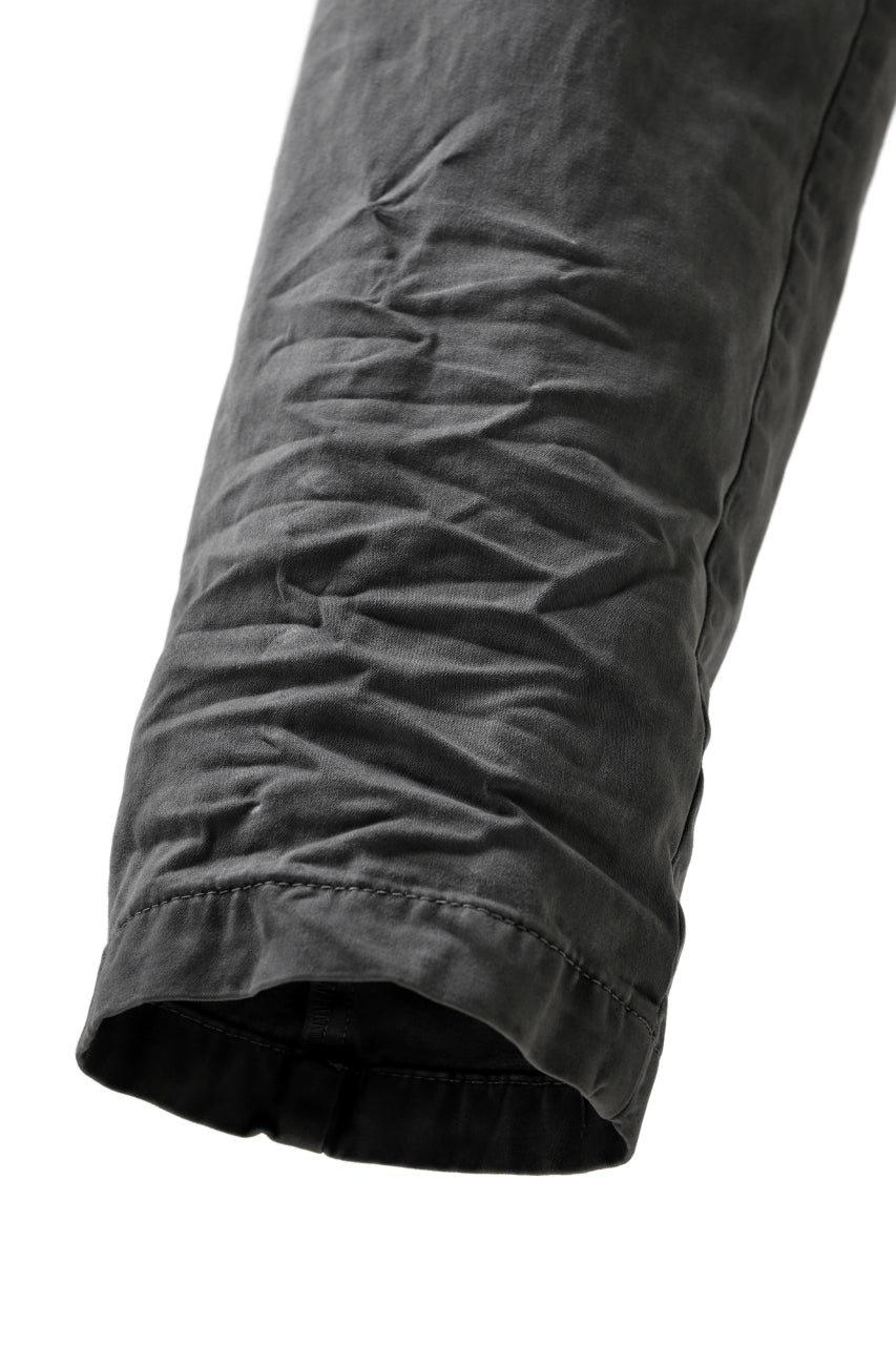 Load image into Gallery viewer, daub ERGONOMIC SEAM SLIM PANTS / STRETCH COTTON (GREY)