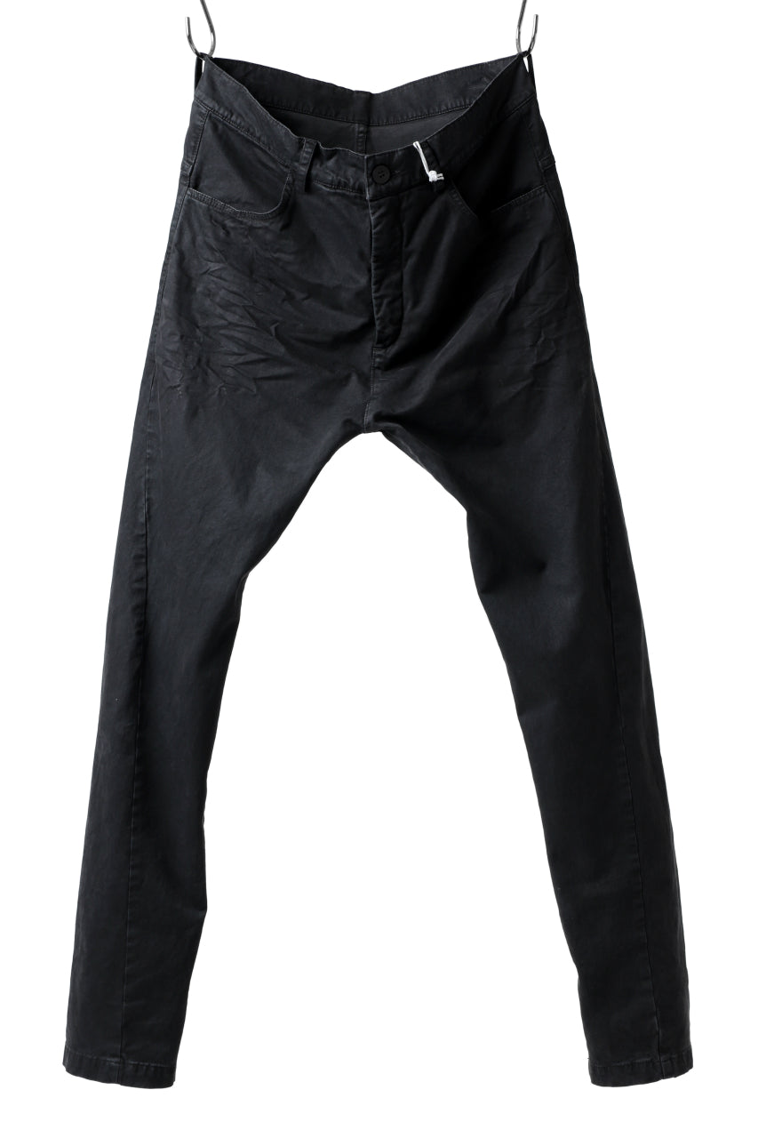 画像をギャラリービューアに読み込む, daub DYEING ERGONOMIC PANTS / STRETCH COTTON (BLACK)