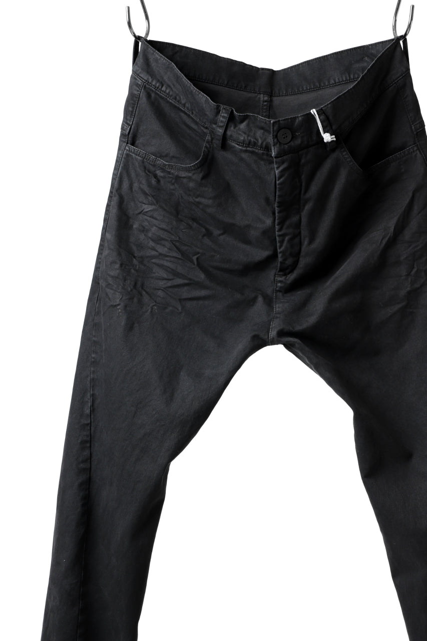 画像をギャラリービューアに読み込む, daub DYEING ERGONOMIC PANTS / STRETCH COTTON (BLACK)