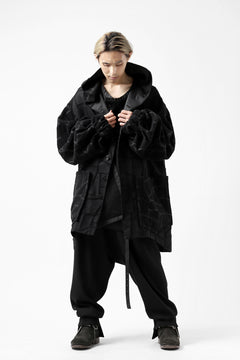 画像をギャラリービューアに読み込む, SOSNOVSKA TANGLED LINED JACKET (BLACK)