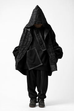 画像をギャラリービューアに読み込む, SOSNOVSKA TANGLED LINED JACKET (BLACK)
