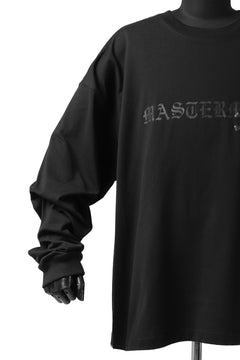 画像をギャラリービューアに読み込む, mastermind JAPAN BOXY-FIT LS / RUBBER AND FOAM PRINTED (BLACK)