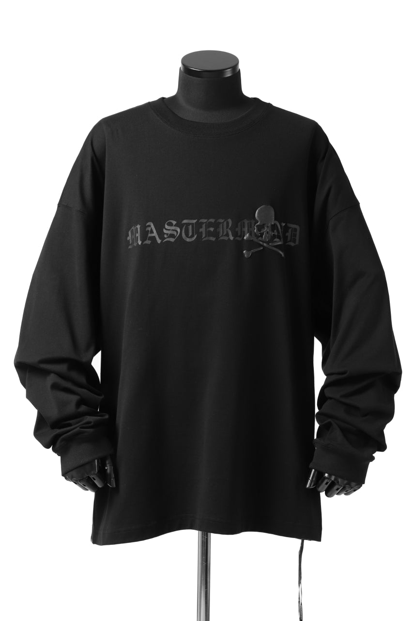 画像をギャラリービューアに読み込む, mastermind JAPAN BOXY-FIT LS / RUBBER AND FOAM PRINTED (BLACK)