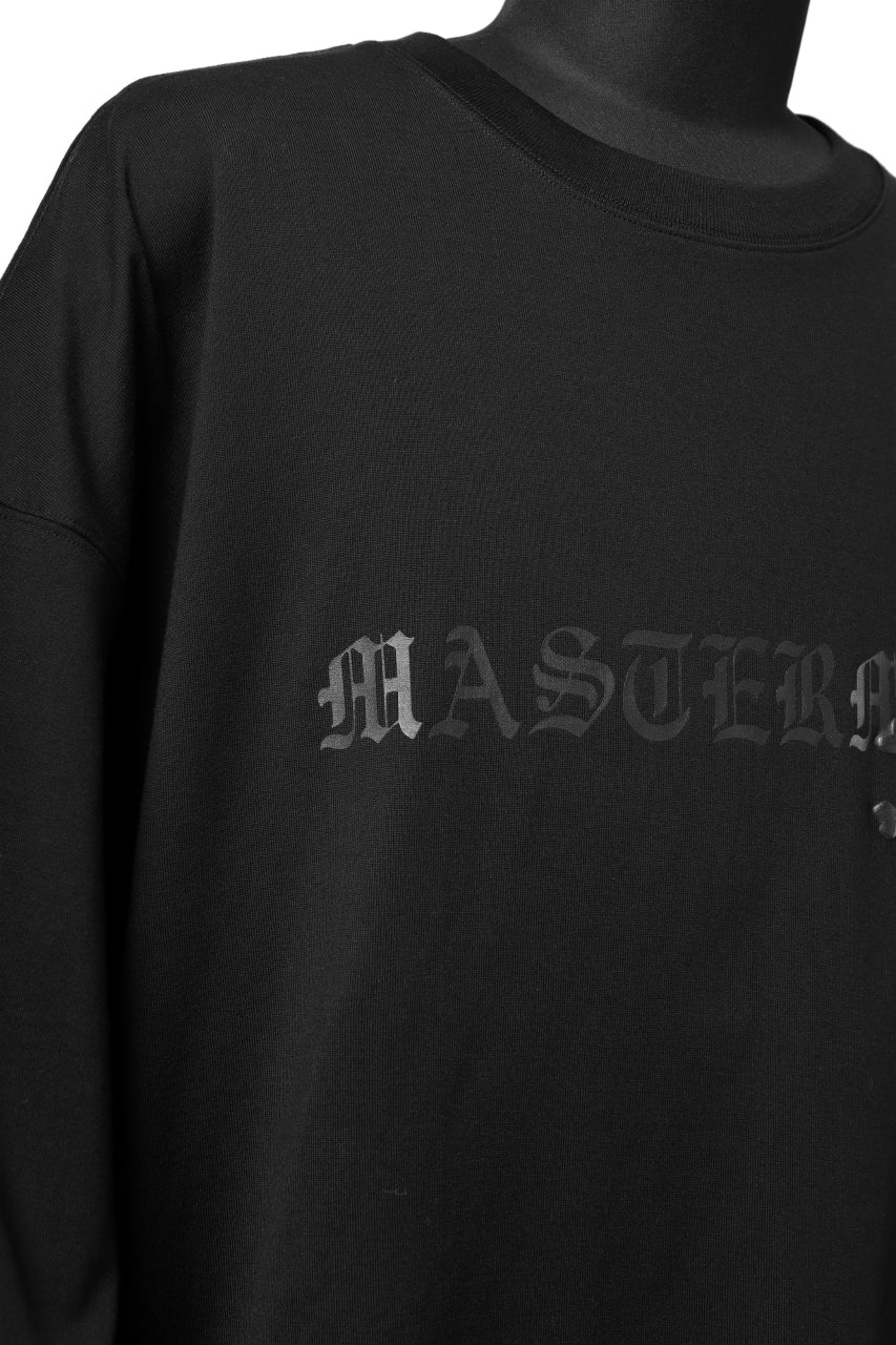 画像をギャラリービューアに読み込む, mastermind JAPAN BOXY-FIT LS / RUBBER AND FOAM PRINTED (BLACK)